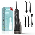 thumbnail image 1 of Irrigador bucal portátil Water Dental Flosser Leominor de 300 ml, 1 of 9