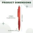 thumbnail image 2 of Uxcell 3Pcs Erasable Gel Pens, 0.5mm Retractable Fine Point Heat Erasable Marking Pen Smooth Writing Fabric Markers for Sewing Drawing Writing Planner, Red Ink, 2 of 7