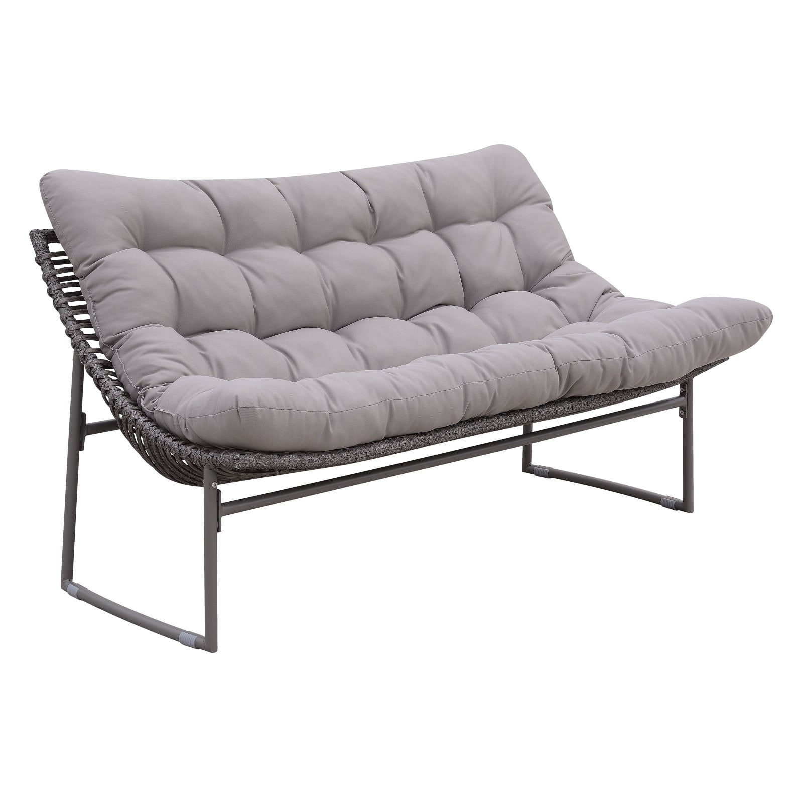 Furniture Of America Anya Resin Wicker Outdoor Loveseat Walmart Com Walmart Com