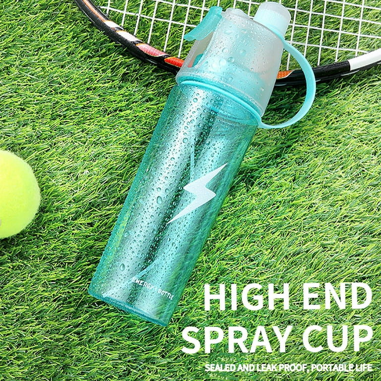 New 400/600Ml Solid Color Plastic Spray Cool Summer Sport Water