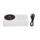 thumbnail image 2 of Altavoz con tocadiscos vintage, altavoz Bluetooth, sonido premium, altavoz Bluetooth retro, diseño elevado, 2 of 12