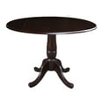 thumbnail image 4 of International Concepts Christine 42" Round Top Pedestal Table with 2 Chairs - Rich Mocha, 4 of 10