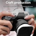 thumbnail image 2 of Square Mirrorless Camera Lens Hood 52mm Lens Hood for DSLR Camera Photography Accessories, 2 of 5