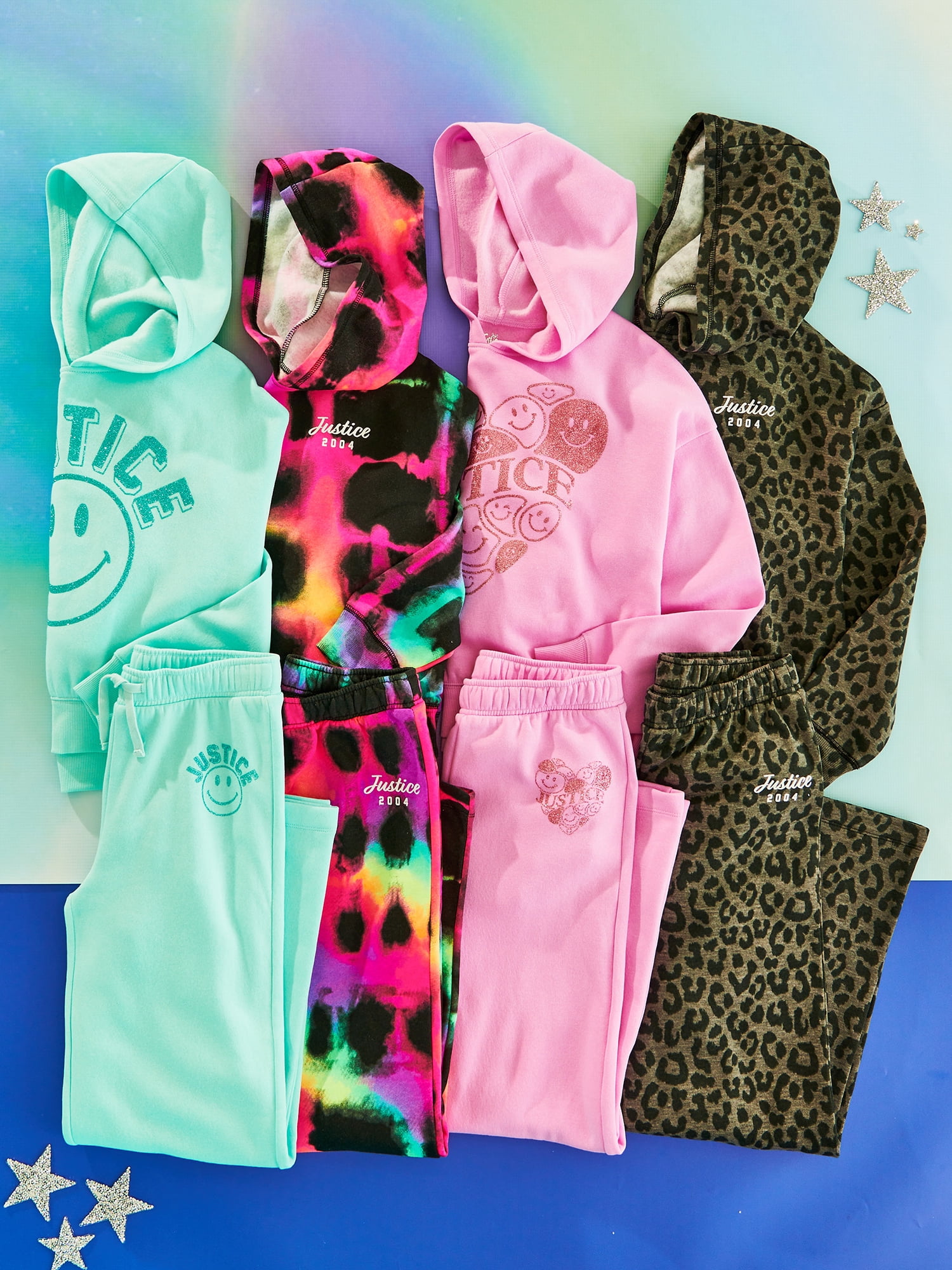 Justice Girls Fleece Hoodie, Sizes XS - XLP