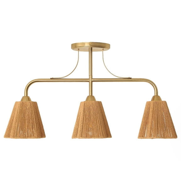 C5001 Parrot Uncle Paddy - 3 Light Chandelier-16.7 Inch Tall and 7.3 Inch Wide