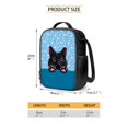thumbnail image 4 of ZUXONGSY Cat Paw Bone Print 4 Pieces Kid Backpack Bookbag Sets with Lunch Bag Pencil Case and Water Bottle Holder School Bag Travel Daypack Preschool Elementary Bookbag Back to School Supplies, 4 of 6