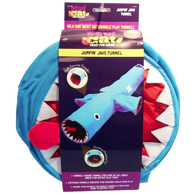 Juguete para túneles para gatos Mad Cat Jumpin Jaws MATERIALES mixtos
