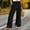 Black, variant on Sweat Pants for Womens High Waist Wide Leg Slit Pocket Casual Plus Size Pants
