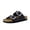 Black, variant on Cushionaire Laz Genuine Suede Cork Footbed Slide Sandals for Women with Adjustable Buckles and Memory Foam
