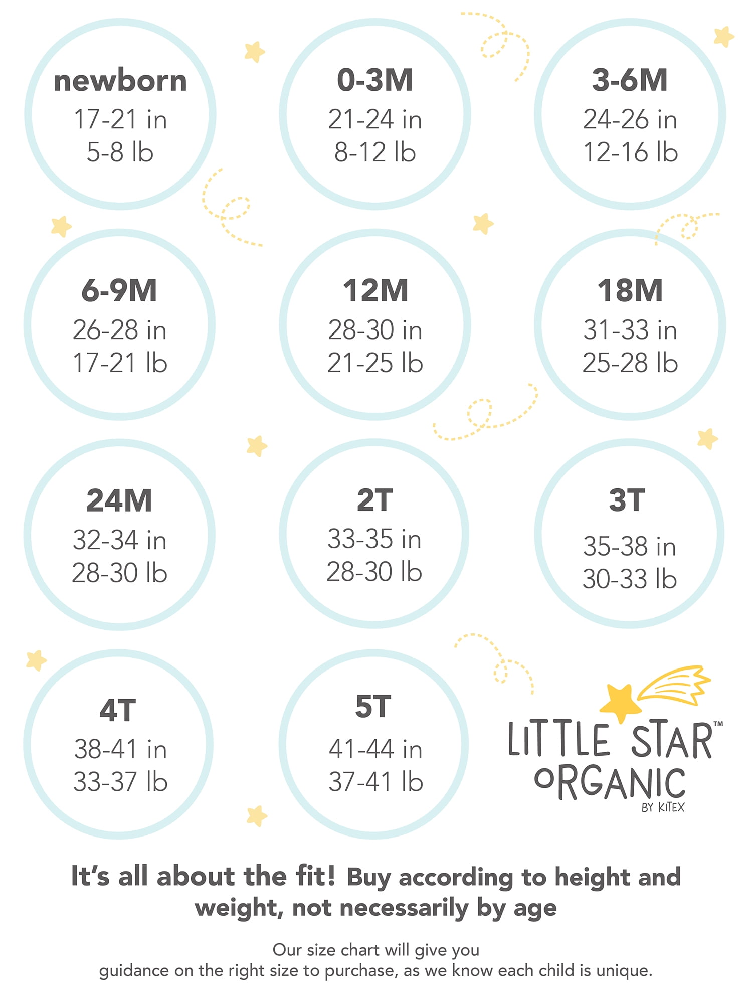 Little Star Organic Toddler Girl 3Pk Leggings, Size 12M-5T