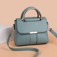 thumbnail image 4 of Leather Black Fashion Messenger Shoulder Bag Women'S Handbag, 4 of 5