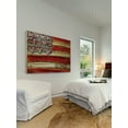 thumbnail image 6 of Marmont Hill "Heart Flag" by Tori Campisi Painting Print on Natural Pine Wood, 6 of 7