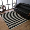 thumbnail image 5 of Hand Knotted Sumak Jute Eco-Friendly Area Rugs - 5'X8', Rectangle Shape, Beige Black Color, Contemporary Pattern, High Pile, Natural Fiber, Outdoor Indoor Handmade Area Rugs For Living Room (J00083), 5 of 5