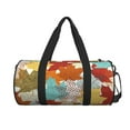 thumbnail image 2 of Fotbe Fall Maple Leaves Pattern Foldable Sports Gym Bag with Wet Dry Pocket, Ultralight Travel Bag, Large Capacity Duffel Bag, Splash Proof Carry on Bag, Overnight Bag, Weekender Bag, 2 of 8
