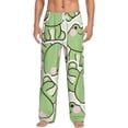 thumbnail image 2 of Kdxio Cute Frog Print Men's Sleep Pajama Pant Lounge Pants with Pockets, 2 of 8
