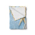 thumbnail image 2 of Seashells Soft Flannel Fleece Blanket, Seashells Rope Maritime Beach Theme Shellfish Wooden Board Romance Vintage, Cozy Plush for Indoor and Outdoor Use, 50" x 70", Baby Blue Ivory, by Ambesonne, 2 of 5