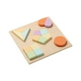 thumbnail image 1 of Clasificador de formas de madera, rompecabezas de cognición de formas y colores, rompecabezas de formas geométricas para Estilo D, 1 of 9