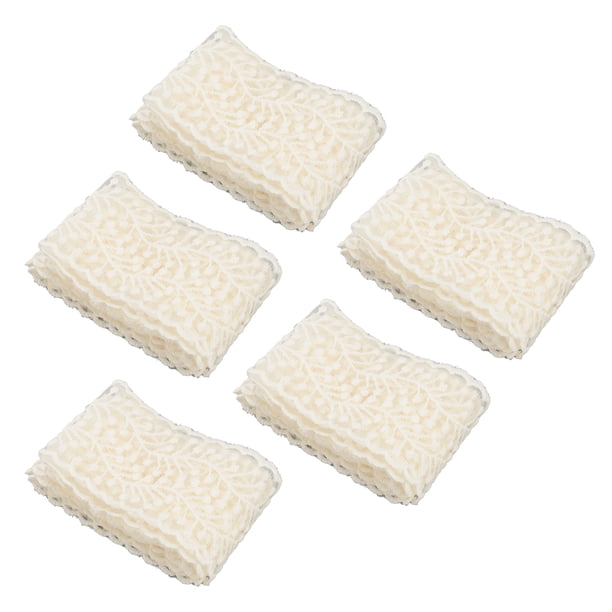 Cinta Decorativa, Cinta De Encaje Vintage Diseño Elegante Corte Flexible 5 Rollos 2 Yardas Para Proyectos De Manualidades