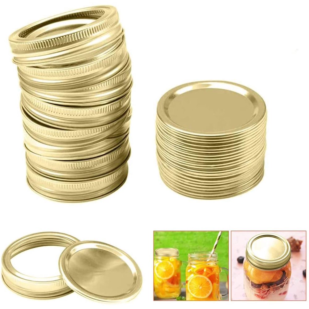 Mouth Mason Jar Replacement Rings, 70mm/86mm Silver/Golden/Rose Gold