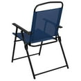 thumbnail image 5 of Bowery Hill 6PC Plastic Patio Umbrella Table & Chairs Set in Navy, 5 of 8