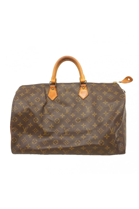 Pre-Owned Louis Vuitton Monogram Speedy 40 Handbag M41106 Brown Women's