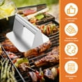 thumbnail image 4 of YOPTOP Presse à Burger Générique Robuste en Acier Inoxydable avec Poignée pour Gril à Surface Plane Antiadhésif, Carré, 4 of 9