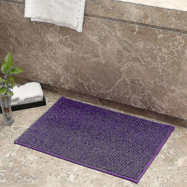 Alfombrilla de baño antideslizante absorbente para ducha, alfombra de baño, alfombra corta de terciopelo