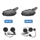 thumbnail image 5 of Intercomunicador Bluetooth para motocicleta, medio casco, auriculares Bluetooth para 2 conductores, Intercomunicador inalámbrico, 2 uds., 5 of 5