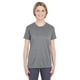 thumbnail image 1 of Camiseta de rendimiento jaspeado Cool & Dry ultraclub CHARCOAL HEATHER XL, 1 of 1