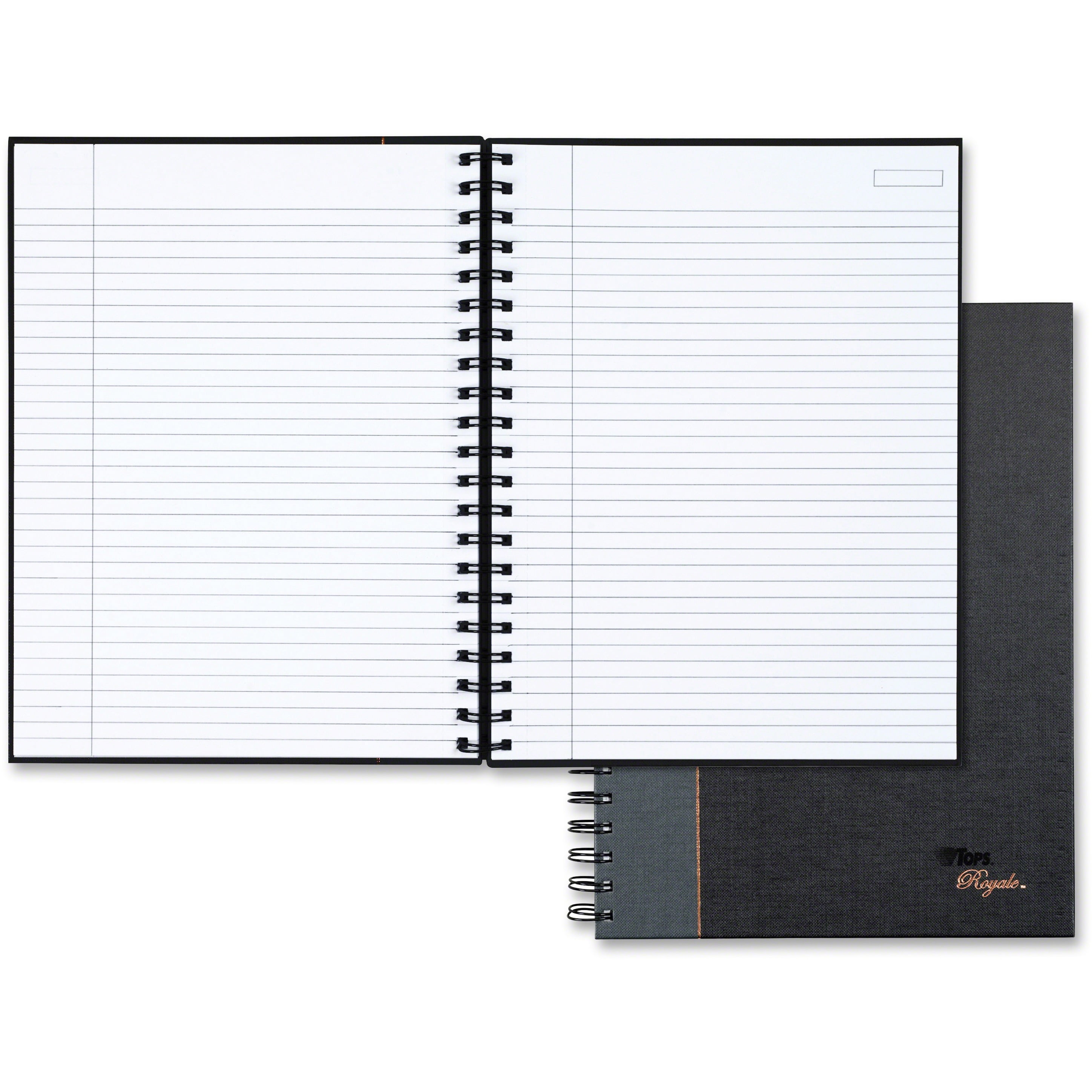 TOPS, TOP25331, Royale Executive Wirebound Notebook, 1 Each