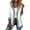A2 White, variant on BODOAO Women's Ribbed Knit Zip Up Jacket, Denim Collar Cuff Patchwork Cardigan, Casual Long Sleeve Bomber Coat for Fall Winter Work, Vacation and Daily Wear Black L