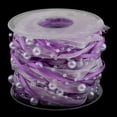 thumbnail image 6 of 10m Pearl Beaded Ribbon DIY for Sewing/Garment/Clothes Accessory Lilac, 6 of 8