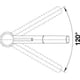 thumbnail image 2 of 526174 Grifo de cocina Kano-S, negro/cromado, alta presión, 2 of 3