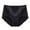 Black, variant on Womens Underwear Briefs High Waisted Full Coverage Floral Lace Underwear Breathable Woman Underwear Panties for Women Size L