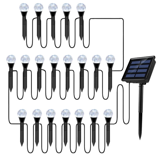 Juego de cuerdas de lámpara de césped de burbujas solares Decoración de paisaje al aire libre IP65 Eccomum Cadena de lámpara