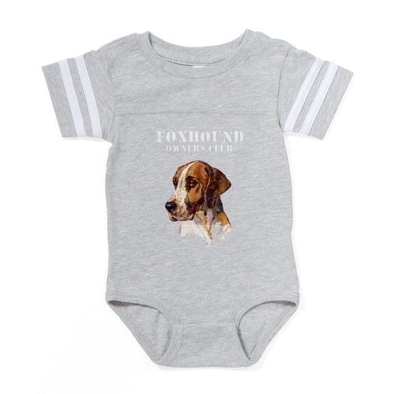 CafePress - Foxhound - Cute Infant Baby Football Bodysuit