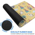 thumbnail image 6 of Long Mouse Pads for Desk,Yellow Princess Castle Unicorn Pattern Desk Mats on Top Of Desks, Desk Mouse Pad Extra Large with 3mm Non-Slip Base and Stitched Edge for Gaming,Office,Work,Home 31.5"x11.8", 6 of 6