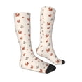 thumbnail image 3 of Picia Women Crew Soft Moisture-wicking Socks Cute Squirrel Pattern Design Cotton Socks, One Size fit All, 3 of 9