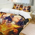 thumbnail image 6 of Cody Rhodes 3-Piece Comforter Set for Bedroom, Cody Rhodes Bedding Set for Kids Adults, Soft Microfiber Duvet Cover Set with Zipper Closure, 1 Duvet Cover + 2 Pillow Covers, 6 of 8