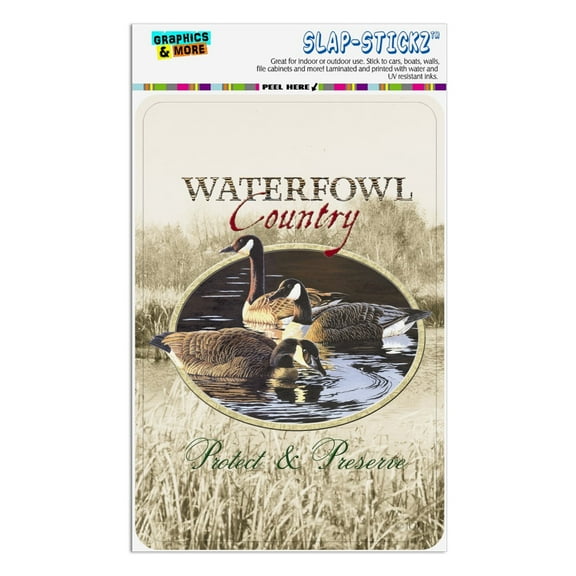 Waterfowl Country Protect and Preserve Geese Home Business Office Sign