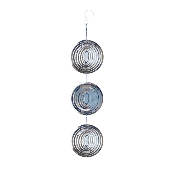 OIUR 3/6/9Pcs Wind Chime Pendant Outdoor Decoration Birdproofing Shiny Bird Protection Solution Windmill Reflectors