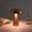 Bronze, variant on AURIGATE Mushroom Table Lamp, Cordless Lamp, Mushroom Night Light, Small Rechargeable Bedside Lamp, Mushroom Decor, Mini Lamp, Cute Lamp, Dimable lamp for Kids/Nursing/Nusery up to 15hrs Usage