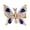 Blue, variant on XMMSWDLA Party Supplies for Adults Moving Butterfly Hairpin Children Girl Rhinestone Three-Dimensional Flying Butterfly Hairpin Hairpin Hair Accessories Gift for Women Items