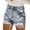 BlueZ02, variant on Dress Shorts for Women Trouser Denim Jeans High Waist Straight Leg Loose Fit Washed Loose Fit Stretch Curling Summer Shorts Women Short Trousers