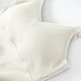 thumbnail image 6 of Jjayotai Women's V Neck Crop Cami Top, Ribbed Knit Spaghetti Strap Sleeveless Vest, Workout Fitness Casual Basic Crop Shirts, Tank Top with Built in Bra White^ XL, 6 of 7