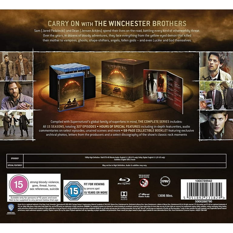 その他 Supernatural [Blu-ray] [Import] Supernatural: The Complete Series (Repackage) [Blu ray
