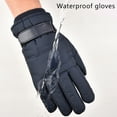 thumbnail image 3 of Guantes de esquí de invierno para hombre y mujer, guantes de nieve con pantalla táctil, guantes cálidos impermeables, 3 of 5
