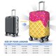 thumbnail image 4 of Fotbe Red Ice Cream Funda Protectora para Equipaje, Antirrayones y Resistente a la Suciedad, Compatible con Maletas de 18 a 32 Pulgadas-Large, 4 of 7