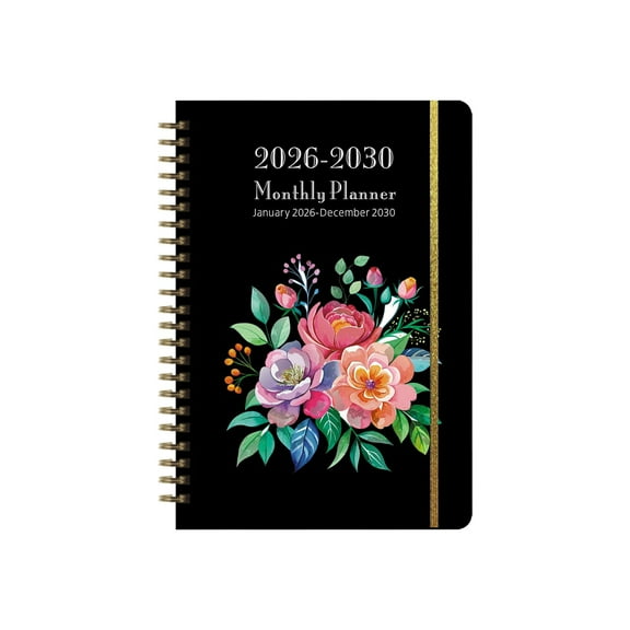 2026-2030 Monthly Planner - 5 Years Monthly Planner, Monthly Planner English Version Bound Planner with Calendar from Jan 2026 to Dec 2030, 60 Months Schedule Organizer