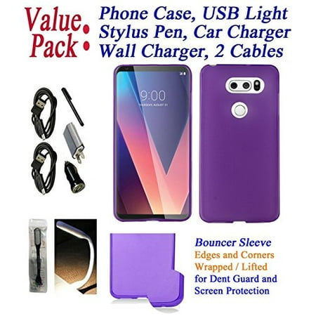 Purple Phone Skin Value Pack Cables + for 6
